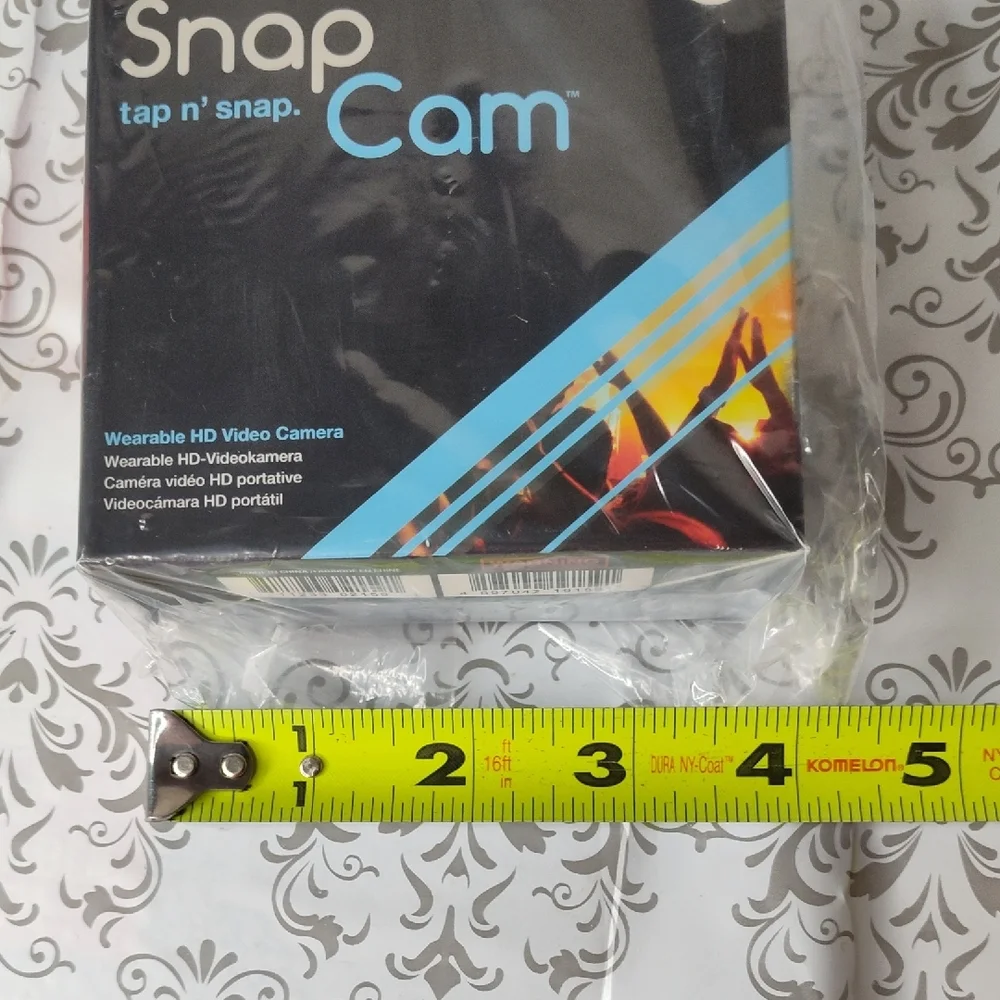 Ion SnapCam Wearable HD Video Camera - White and Blue